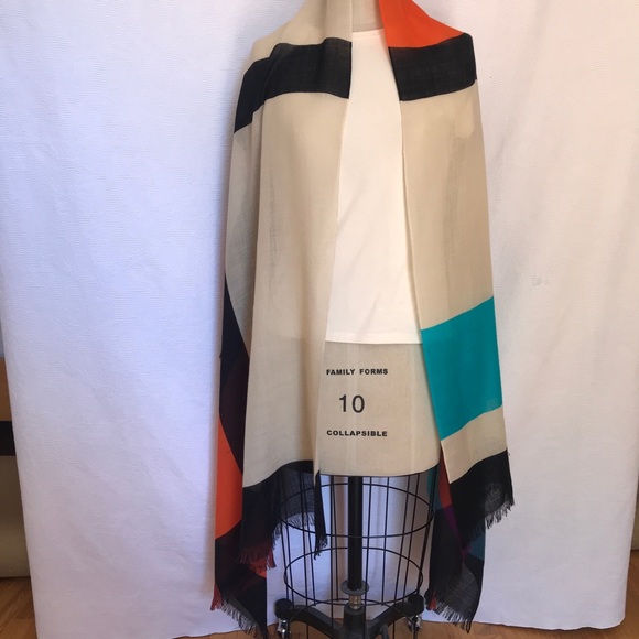 Kate Spade Wool large scarf wrap - Picture 9 of 11
